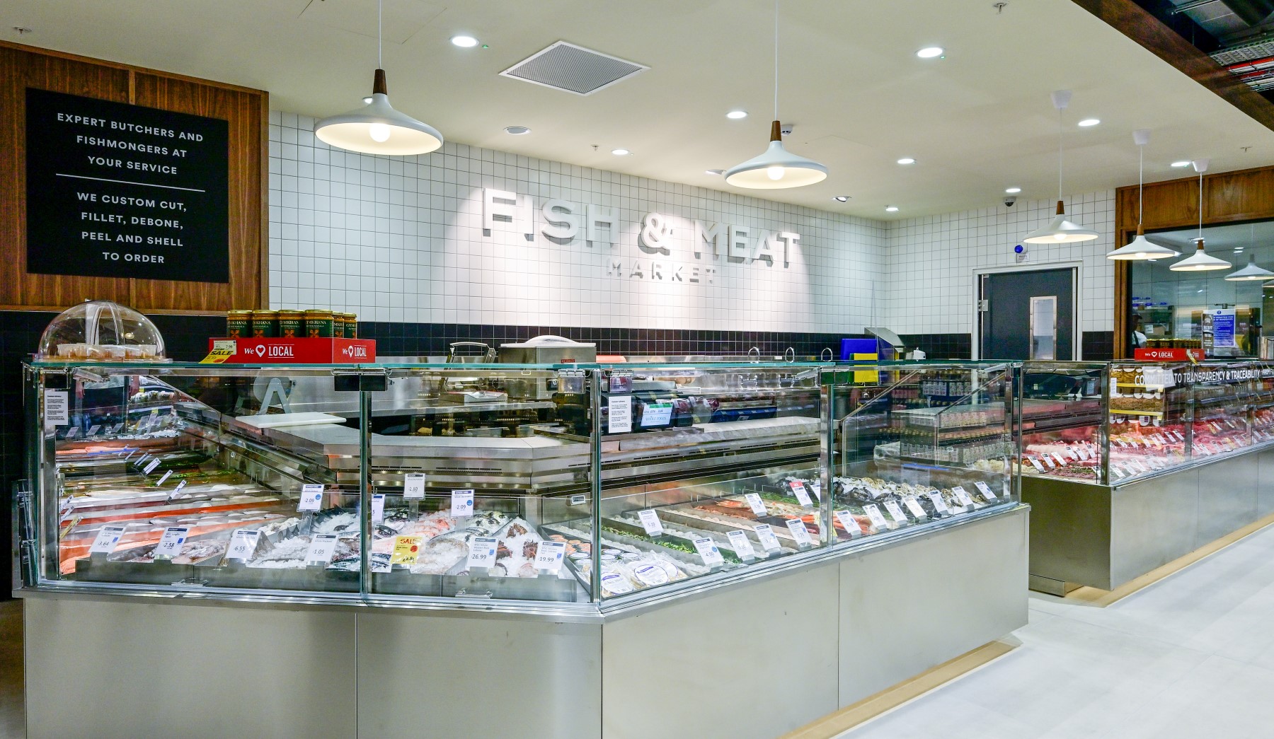 Whole foods Epta Eurocryor Bistrot and Country Sushi units for meat, fish, and sushi