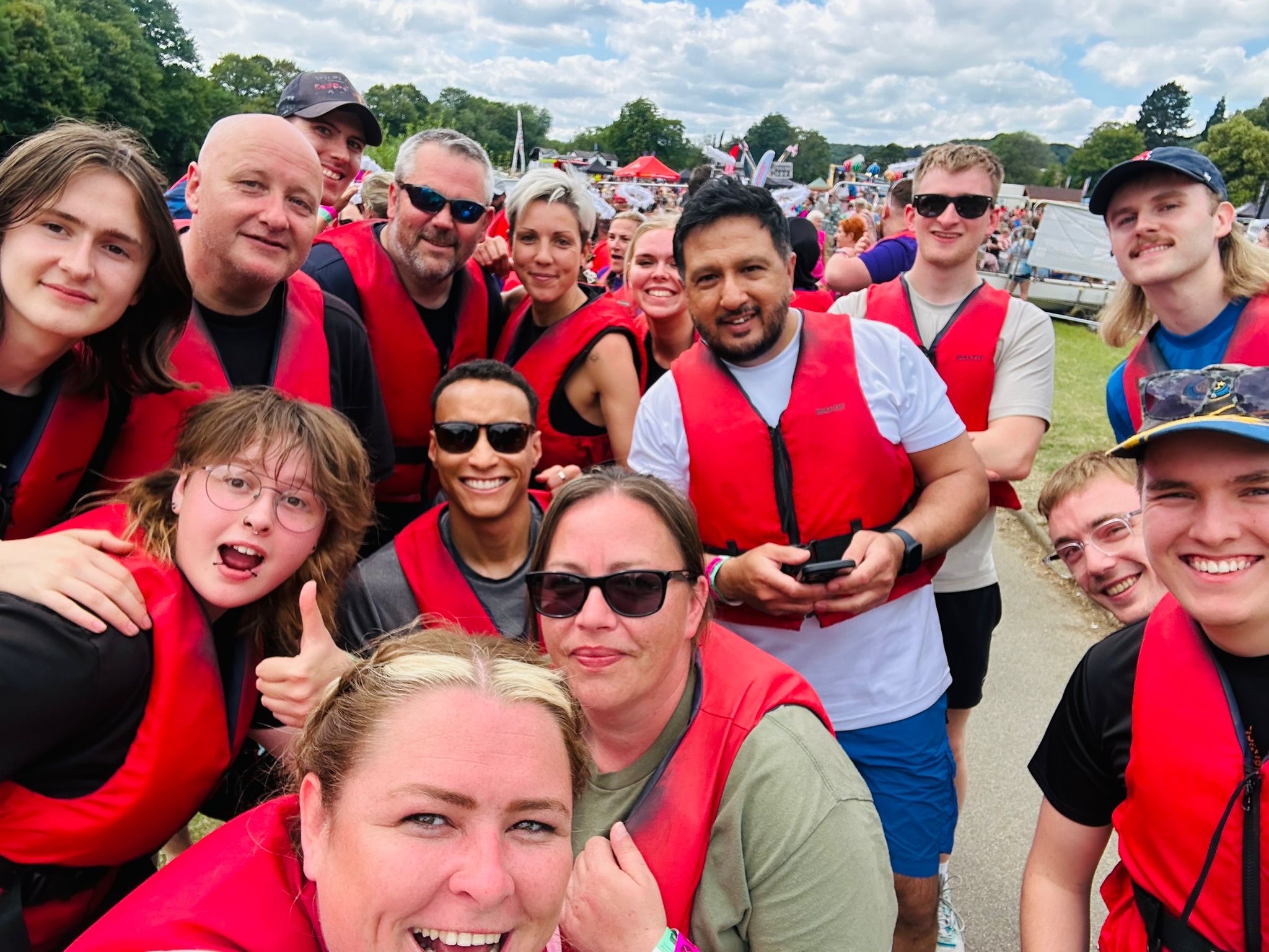 Epta UK team at the Dragon Boat Festival Bradford 2025